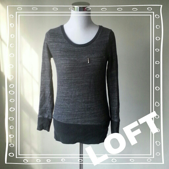 LOFT grayish black sweatshirt!