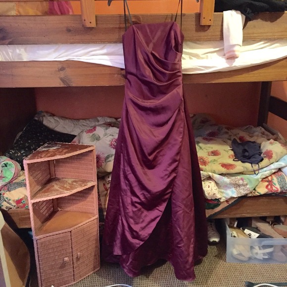 Burgundy Gown