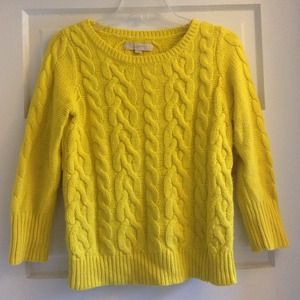 Cable-Knit Sweater by The Loft