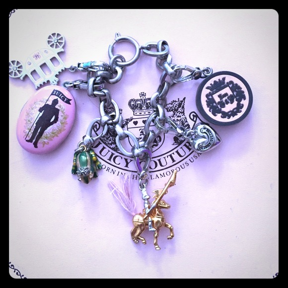 Limited edition Juicy couture charm bracelet