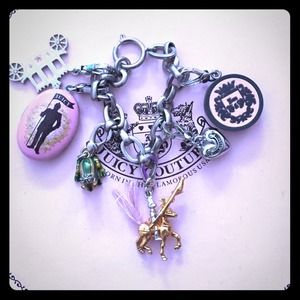 Limited edition Juicy couture charm bracelet