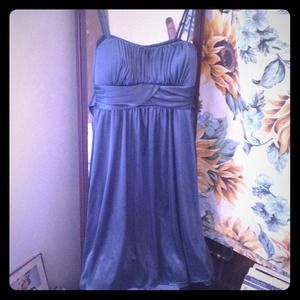 Dark Metallic Grey Dress