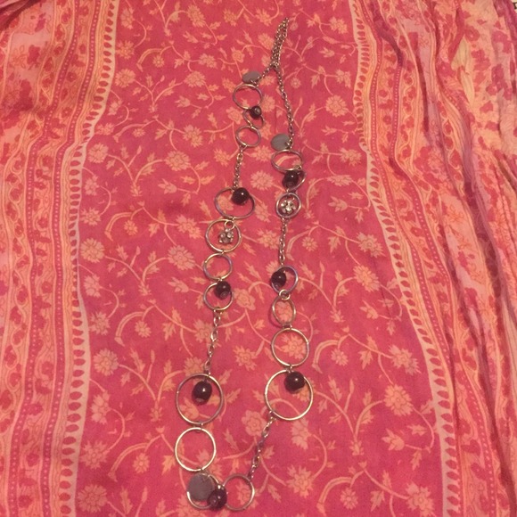 Long necklace with multiple charms - Picture 1 of 2