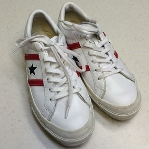 Womens Leather White Converse