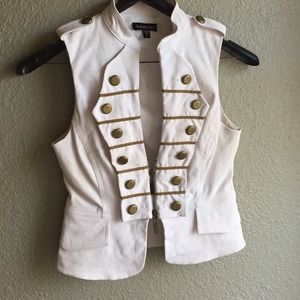 Bebe military inspired vest