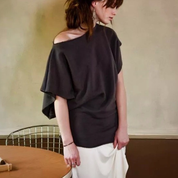 100% organic cotton short sleeve dolman shirt - Picture 1 of 3