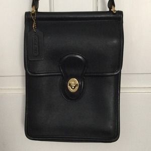 Authentic Coach Leather Cross Body Bag