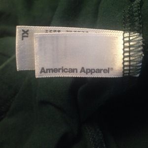 American Apparel green leggings