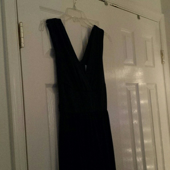 Max and Cleo long black dress