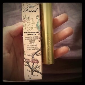 Too Faced La Creme Lipstick in "In The Buff"