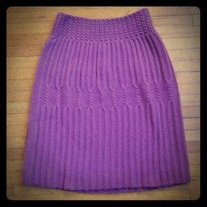 Anthropologie knit sweater skirt