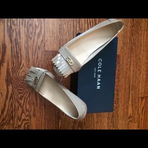Cole Haan patent flats