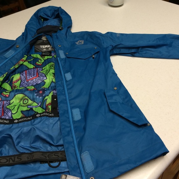 Sessions XS Galaxy snowboard jacket shell