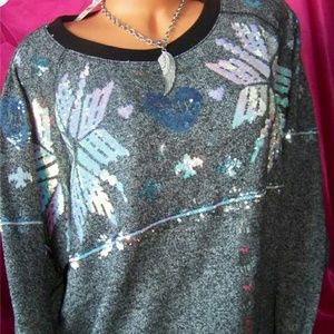 VS PINK Bling Fair Isle Snowflake