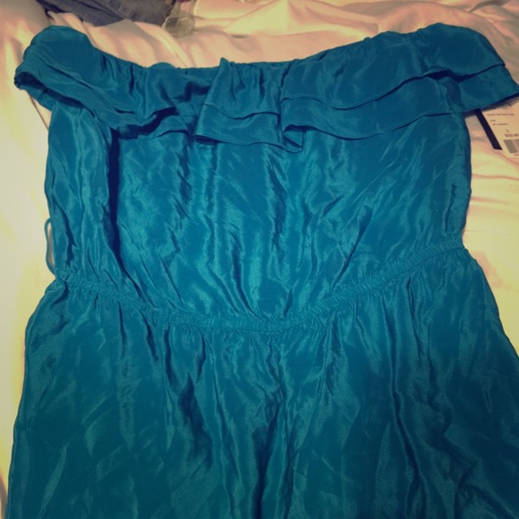 Forever 21 100% silk tube top sz L NWT