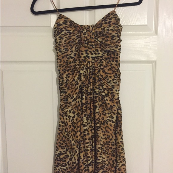 Leopard tube dress