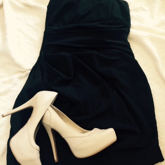 Black mini dress