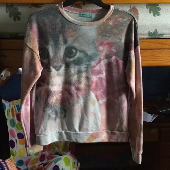 Kitten galaxy crew neck - Picture 1 of 3