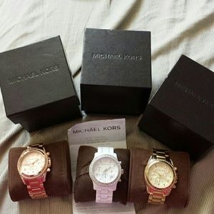 Michael Kors 5166 Gold diamond Watch