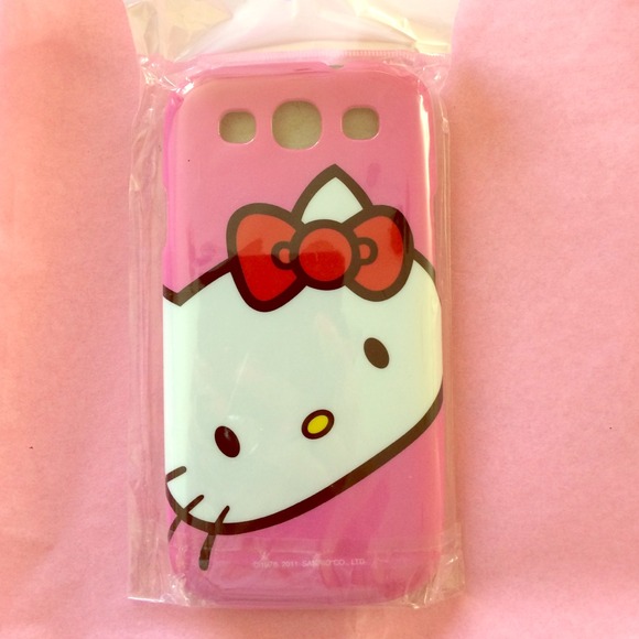 2 Hello Kitty Samsung galaxy 3 cell phone case - Picture 1 of 2