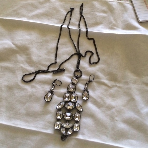 Givenchy earring and necklace set.