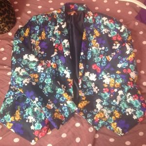 Floral Ellen Tracy Blazer