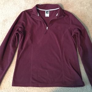 North Face fleece quarter zip
