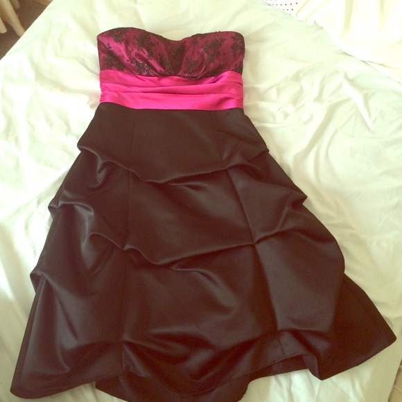 Pink and Black dress