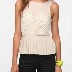 Urban Outfitters Pins&Needles Pleated Top Medium