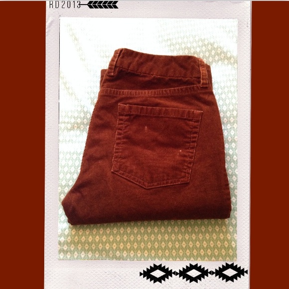 🎁ADD ON🎁J Crew Red-Brown Flare Corduroys