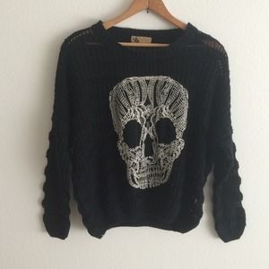 LF Skull Pullover Sweater