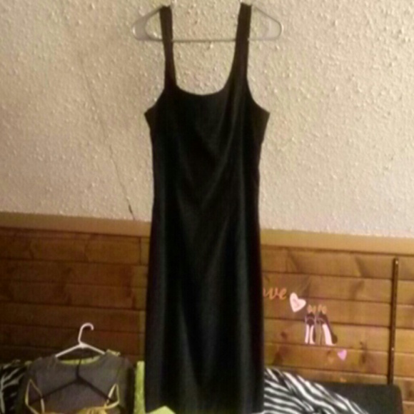 Black Giraffe print dress