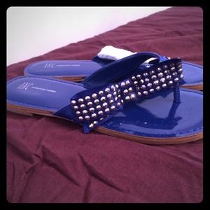 INC studded summer sandals