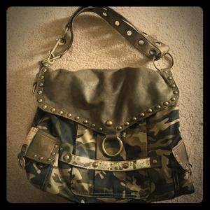 Kathy Von Zeeland camouflage purse