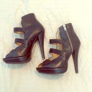 Open toe/foot ankle boots