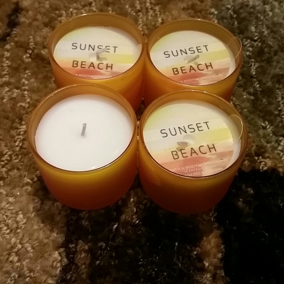 Set of 4 mini candles