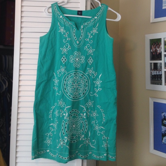 Gap Kids Turquoise Shift Dress (XXL 14-16)