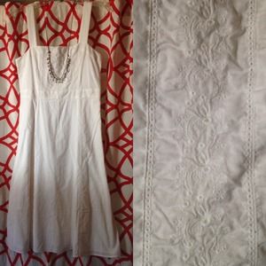 J Crew White A-Line Dress
