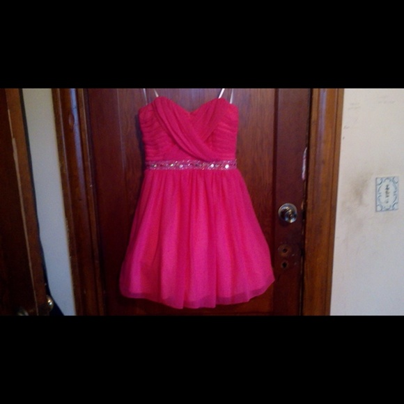 Neon Pink Prom/Party Dress