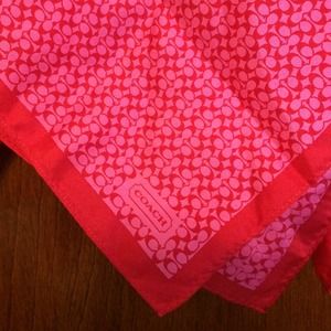 100% Authentic Coach Signature Scarf