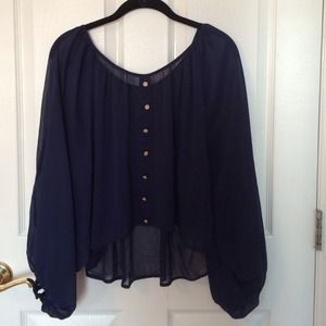 Sheer see-through top