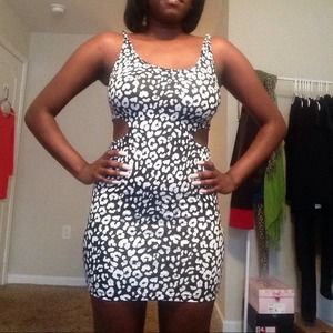 Cheetah print dress