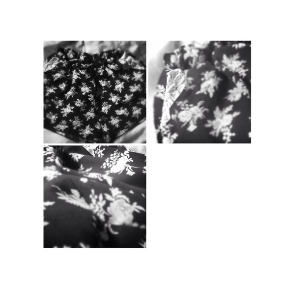 Floral printed shorts