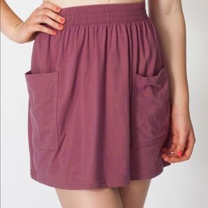 American Apparel Jersey Pocket Skirt