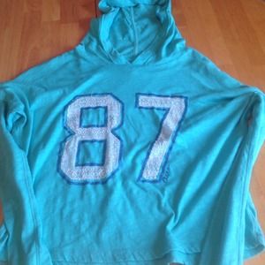 Blue Aeropostale hoodie.