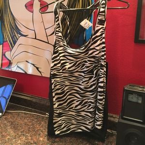 Zebra tank top