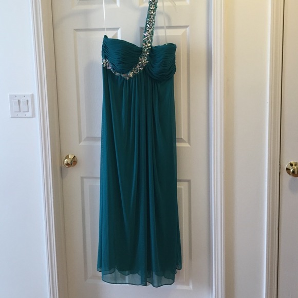 Green/bluish party dress - Picture 2 of 4