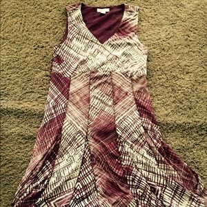 Beautifully lined tank burgundy dress