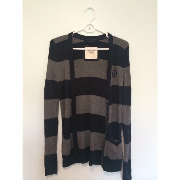 Abercrombie & Fitch Striped Cardigan