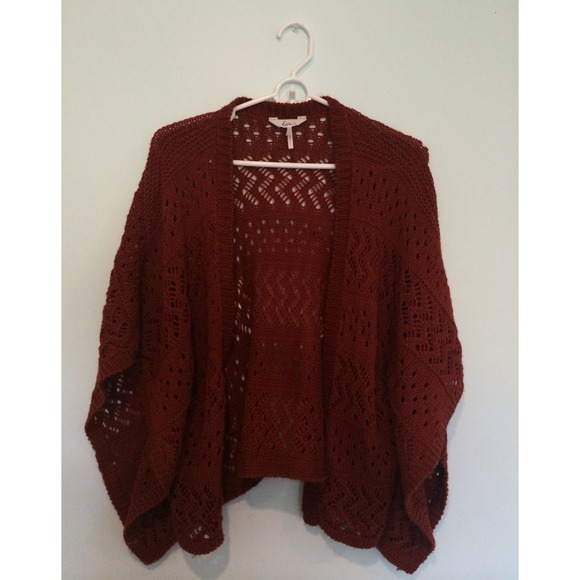 Pacsun Crochet Knit Batwing Cardigan